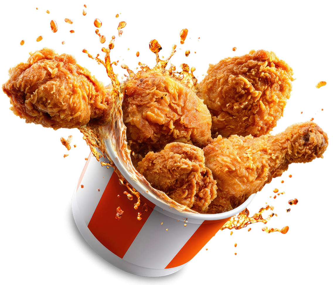 Seau de poulet frit croustillant